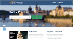 Desktop Screenshot of kamvpraze.cz